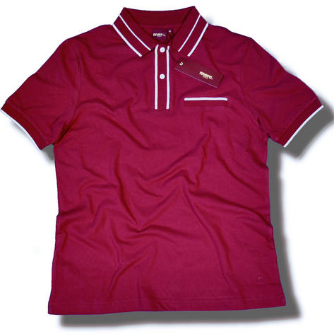 Merc London Retro 60's Mod Retro S/S Polo Shirt Red Preview